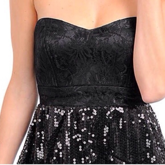 ‼️Last one‼️ Black with Sequins Tulle Dress (LBD) - Picture 3 of 3
